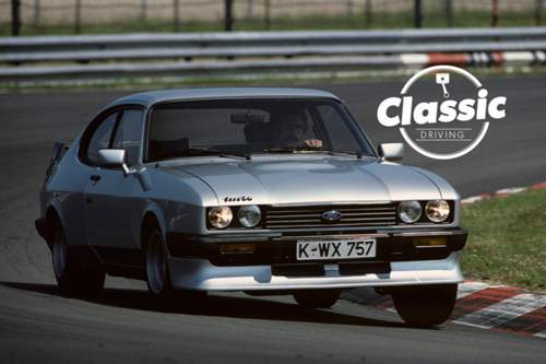 Ford Capri Turbo von 1981 auf der Rennstrecke: 2,8-Liter-Sechszylinder und 188 PS