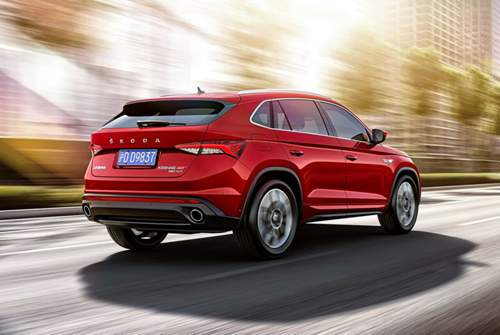 Die Heckleuchten des Kodiaq GT unterscheiden sich deutlich vom Standard-Kodiaq
