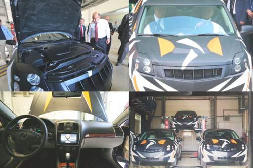 Diese Schnappschüsse von Prototypen des "National-Autos" teilte der türkische Industrieminister Fikri Isik auf Twitter