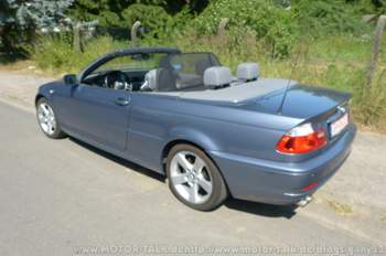Probefahrt Cabrio 330 Stahlblau/grau