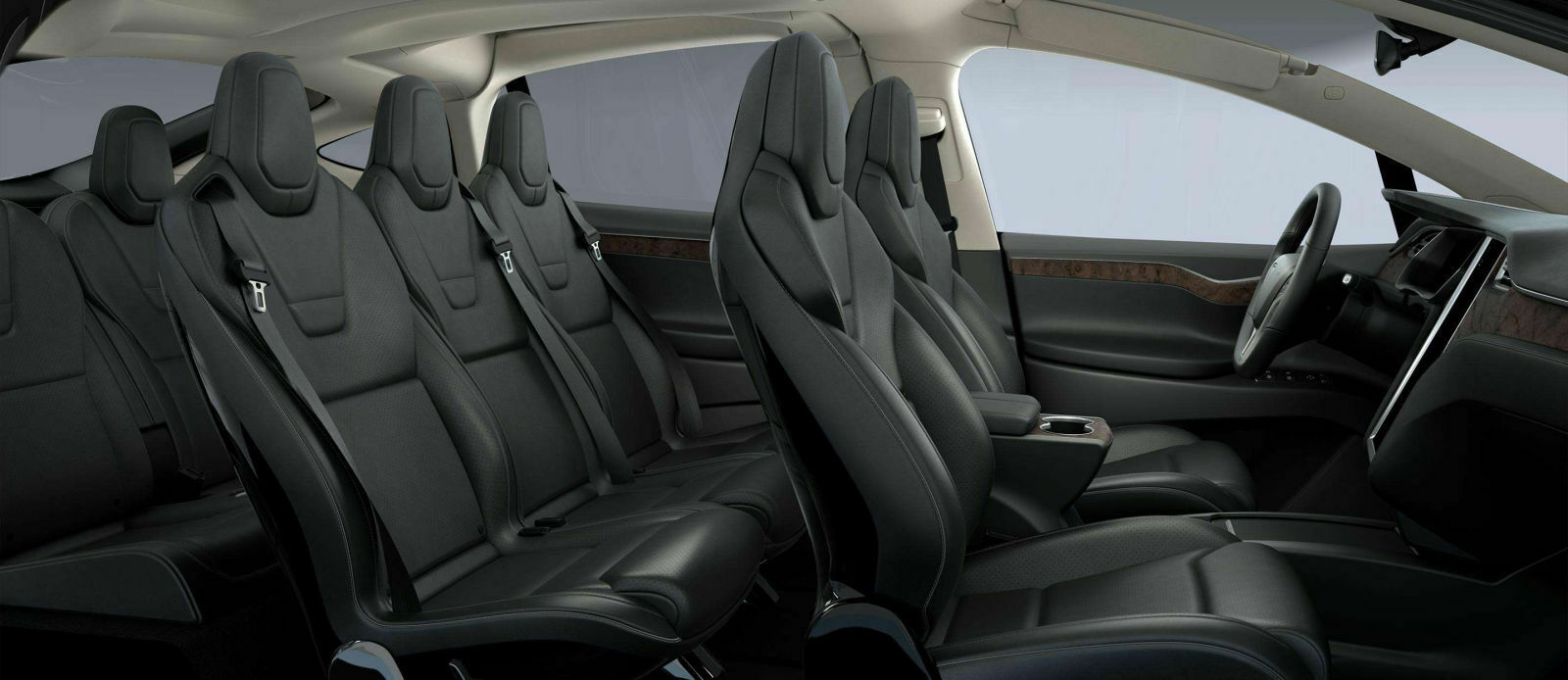 Die Basisversion des Model X hat nur fünf Sitze an Bord, jeder weitere kostet Aufpreis