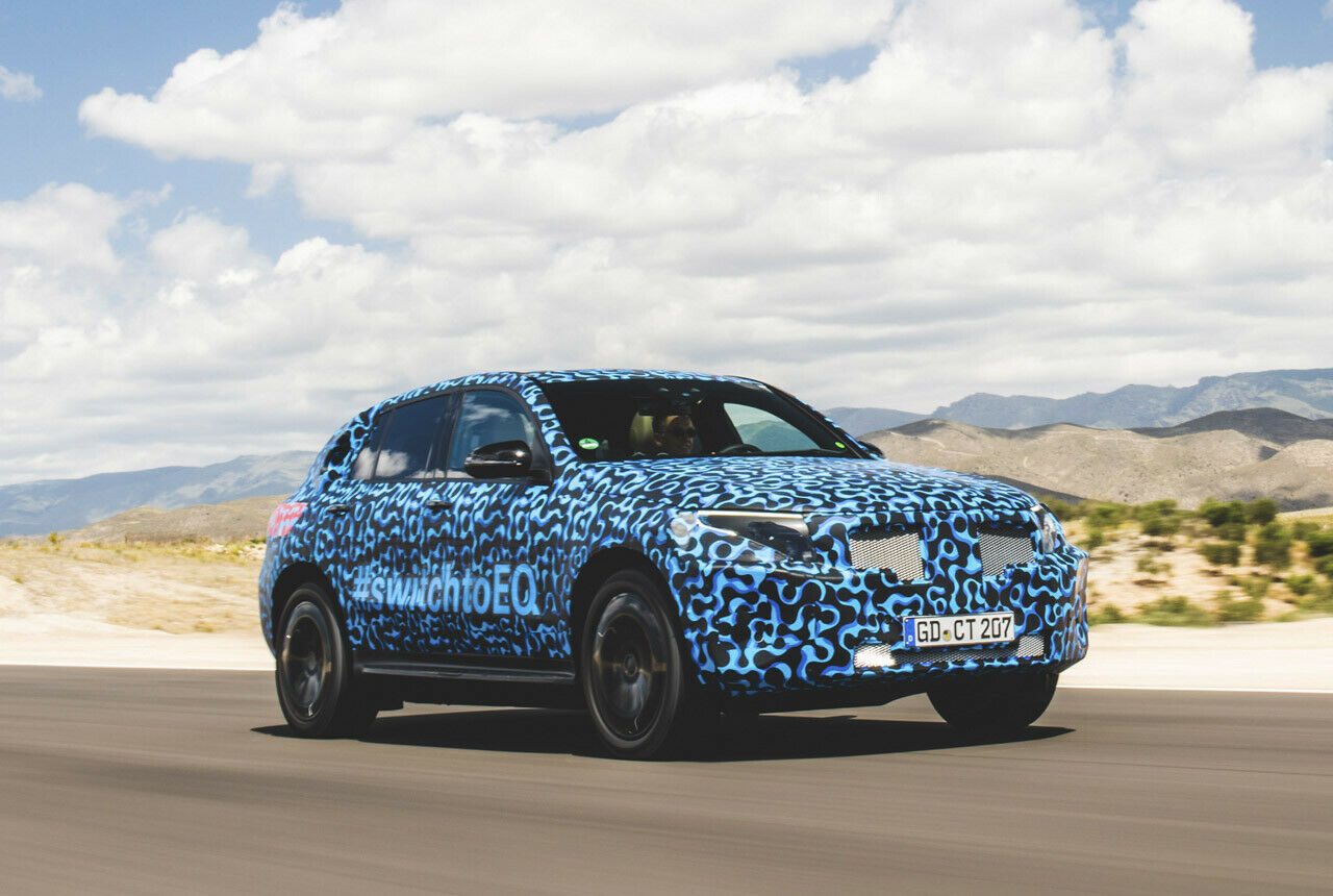 Im ersten Elektromodell der neuen Marke EQ konnten wir schon mitfahren. Der EQC kommt 2019 und basiert noch nicht auf der neuen Elektroplattform MEA