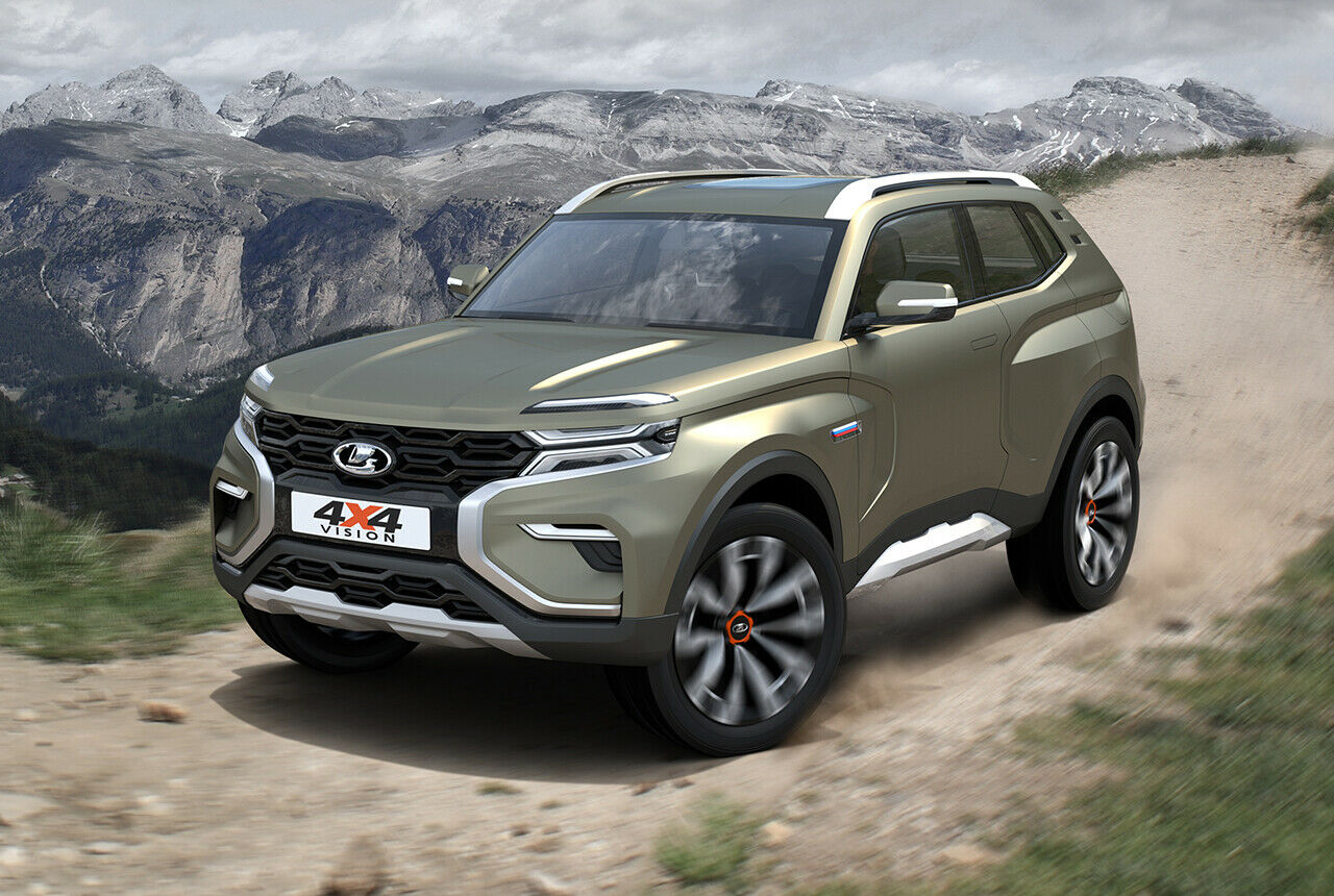 Zum Antrieb des 4x4 sagt Lada noch nichts. Der Name deutet aber auf Allradantrieb hin
