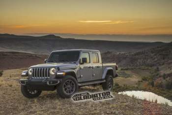 Jeeps Pick-up Gladiator dürfte in Europa mit dem vom Wrangler bekannten Motorenangebot kommen. Aktuell sind das 2,2-Liter-Diesel sowie 2,0-Liter-Benziner