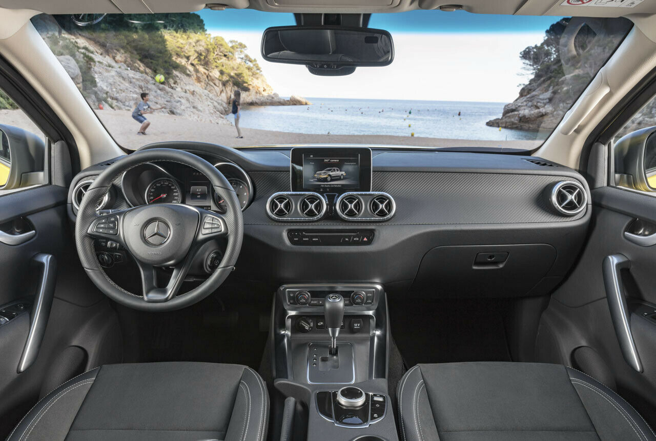 Das edle Ambiente aus den Studien hat Mercedes nicht ganz ins Serienmodell der X-Klasse retten können