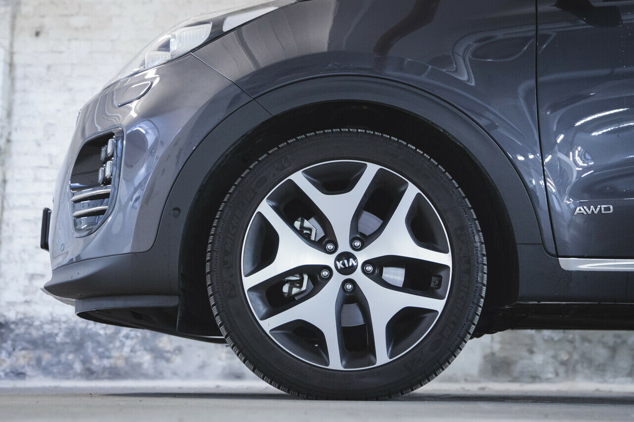 Der Sportage rollt in der GT-Line-Ausstattung serienmäßig auf diesen Felgen