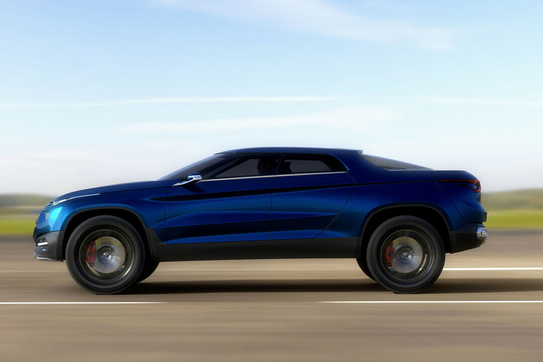 Flache Fenster, langer Radstand und eine gewisse Ähnlichkeit mit einem Pick-up: Fiat FCC4 Concept