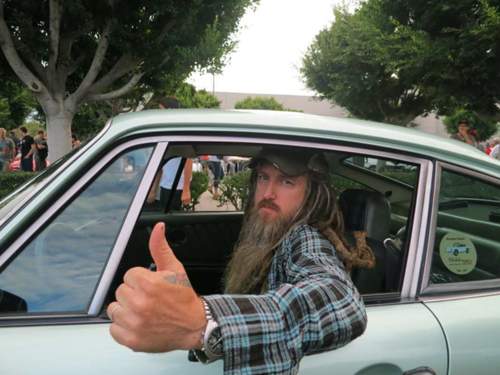 Modeunternehmer Magnus Walker kommt extra aus L. A.