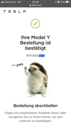 Bestätigung