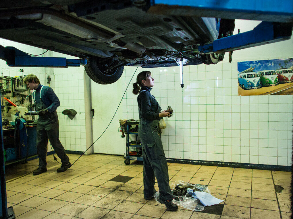 Heute auf der Bühne: Ein blauer VW Polo