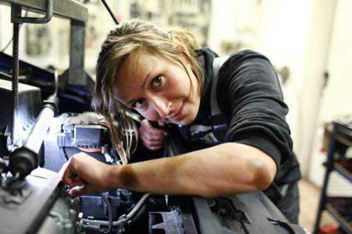 Franziska Schildhauer ist die beste Nachwuchs-Schrauberin Deutschlands