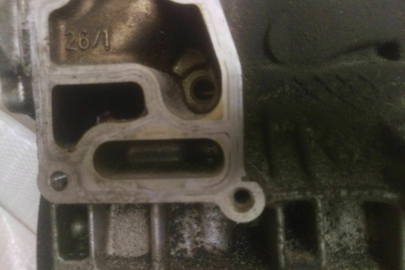 Das Rückschlagventil im Ölfiltergehäuse Bmw e46