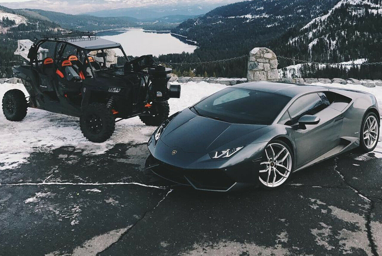 IDO schraubt Kameras an Hubschrauber und Autos. Der Huracan ist das neueste Projekt