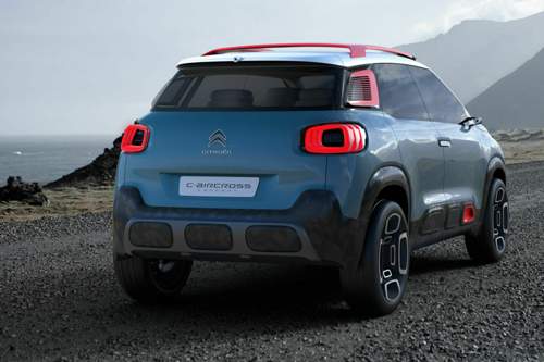 Von diversen Details abgesehen dürfte das C-Aircross Concept dem kommenden Serien-SUV schon recht nahe kommen