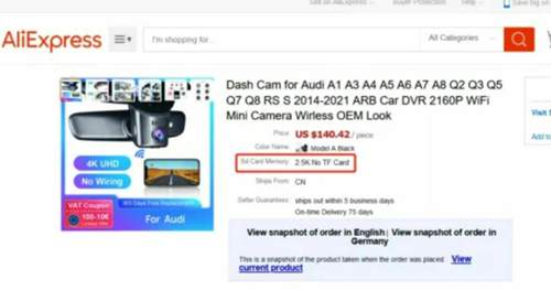 DashCam 2.5 K