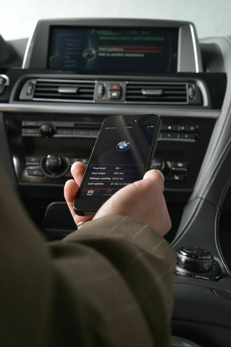 Mit dem Smartphone verbunden: BMW ConnectedDrive Services