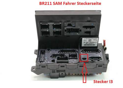 BR211 SAM Fahrer Steckerseitig