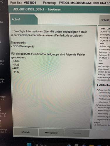 Bild der Fehler im Prüfplan
