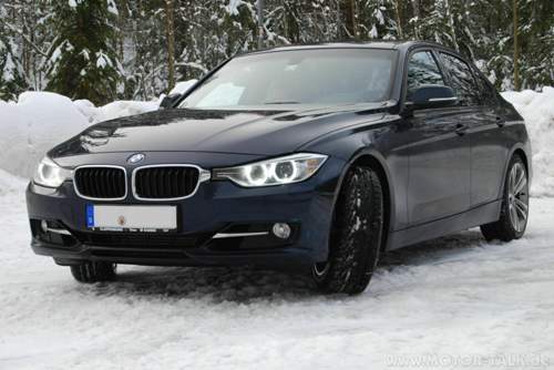BMW F30 im Schnee 2