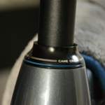 Oberes Lager drin und Gabel eingesteckt