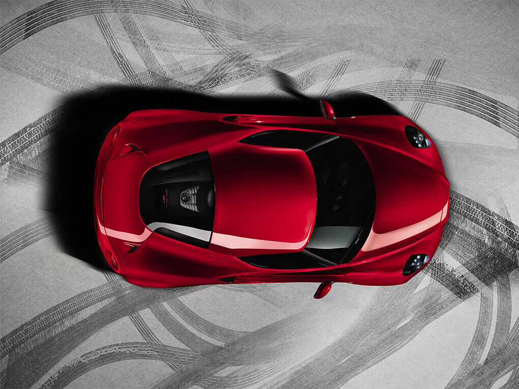 Alfa Romeo 4C: Vier Meter lang, zwei Meter breit und nur 118 Zentimeter hoch.