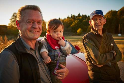 Lennart mit Familie: Sein Sohn sagt, er sieht noch gut und fährt sicher