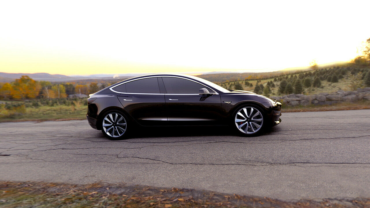 Der Cleverste in der Kurven-Diskussion: Das Tesla Model 3 bewältigte die meisten Versuche erfolgreich