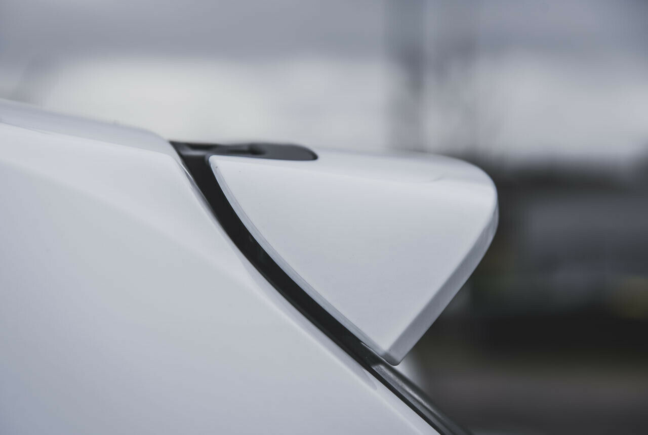 Keine 70 PS, aber Spoiler: unser Testwagen trägt dick auf