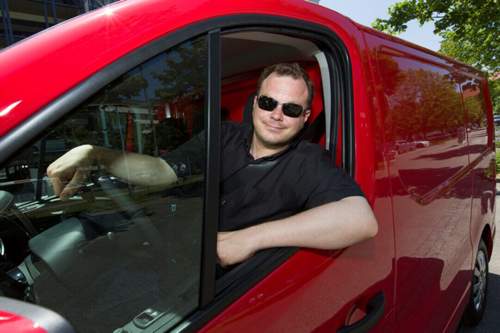 Eine Probefahrt im neuen Vivaro - Björn hat es getan