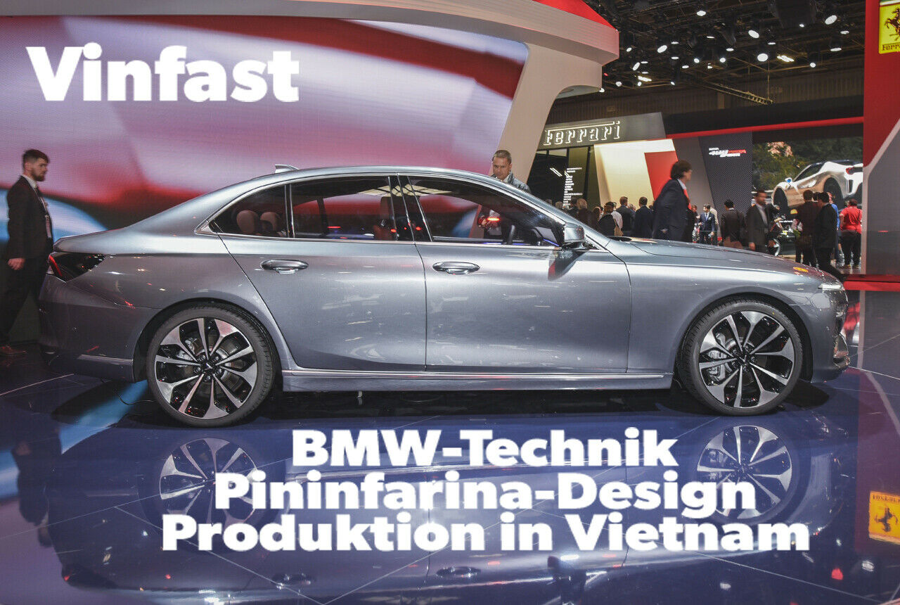 Vinstar zeigt in Paris den Lux A 2.0, eine Limousine auf BMW-5er-Basis für Vietnam