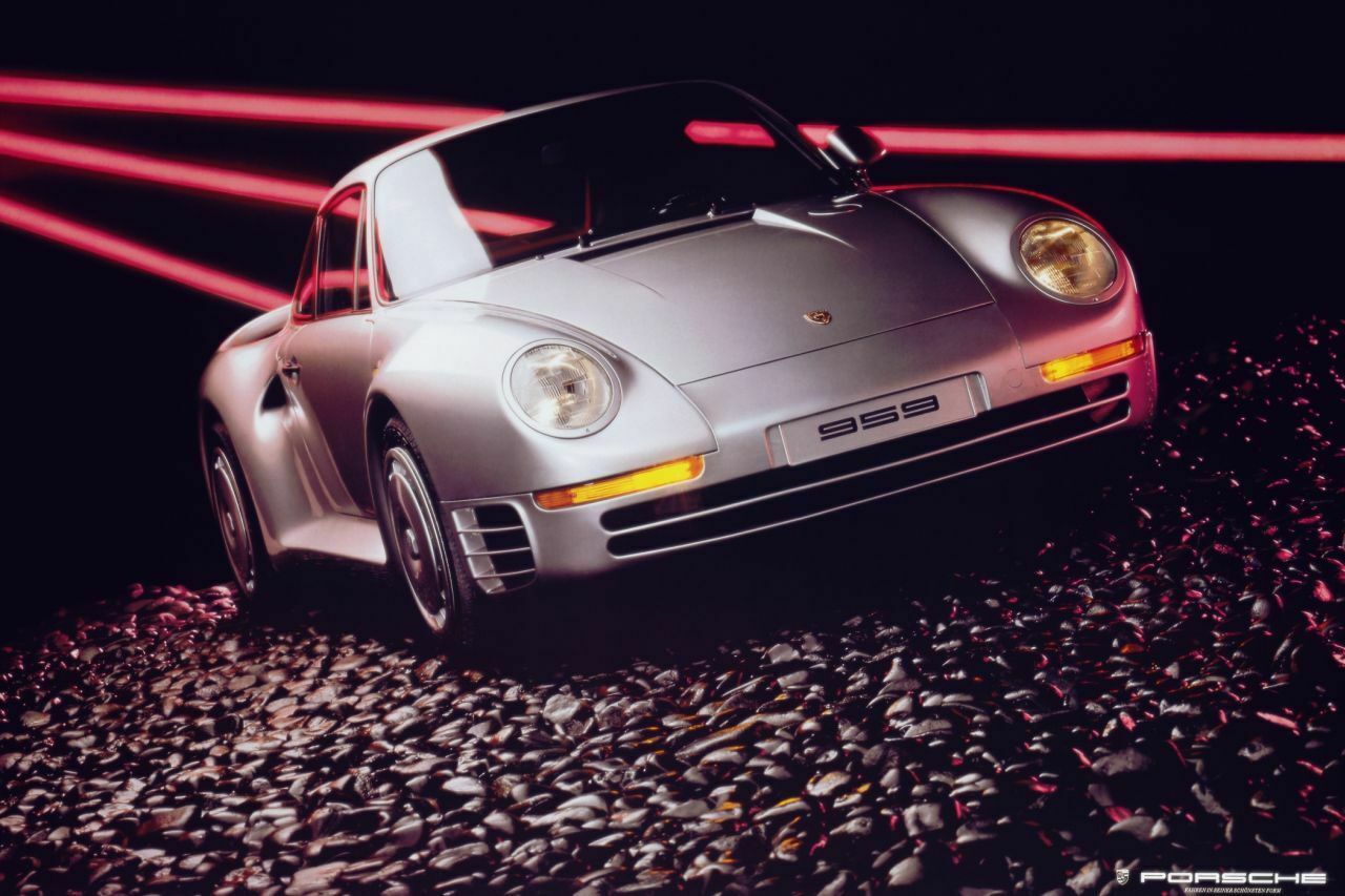 So warb Porsche 1986 für den 959