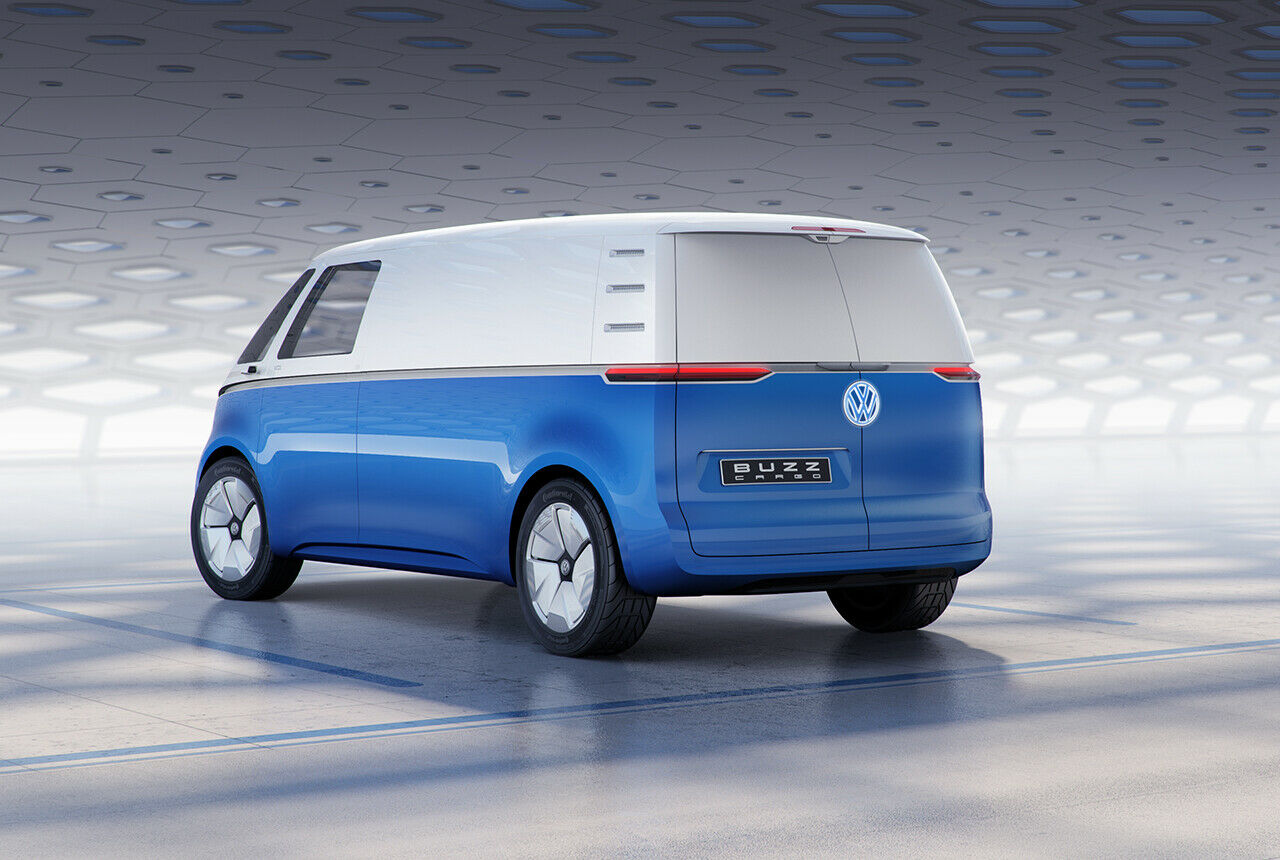 Der I.D. Buzz Cargo basiert auf Volkswagens Elektro-Baukasten MEB