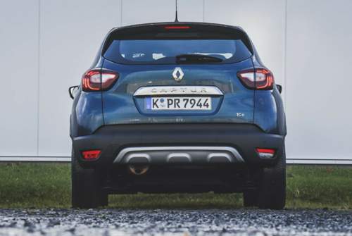 Hinter der Heckklappe kann der Renault Captur 377 Liter einladen