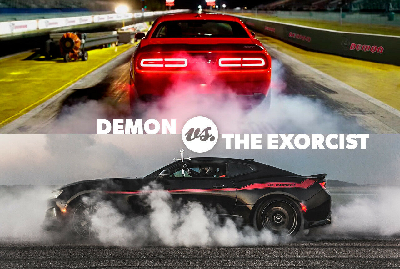 Oben Demon, unten Exorcist: Dodge tunt den Hellcat, Hennessey hält dagegen