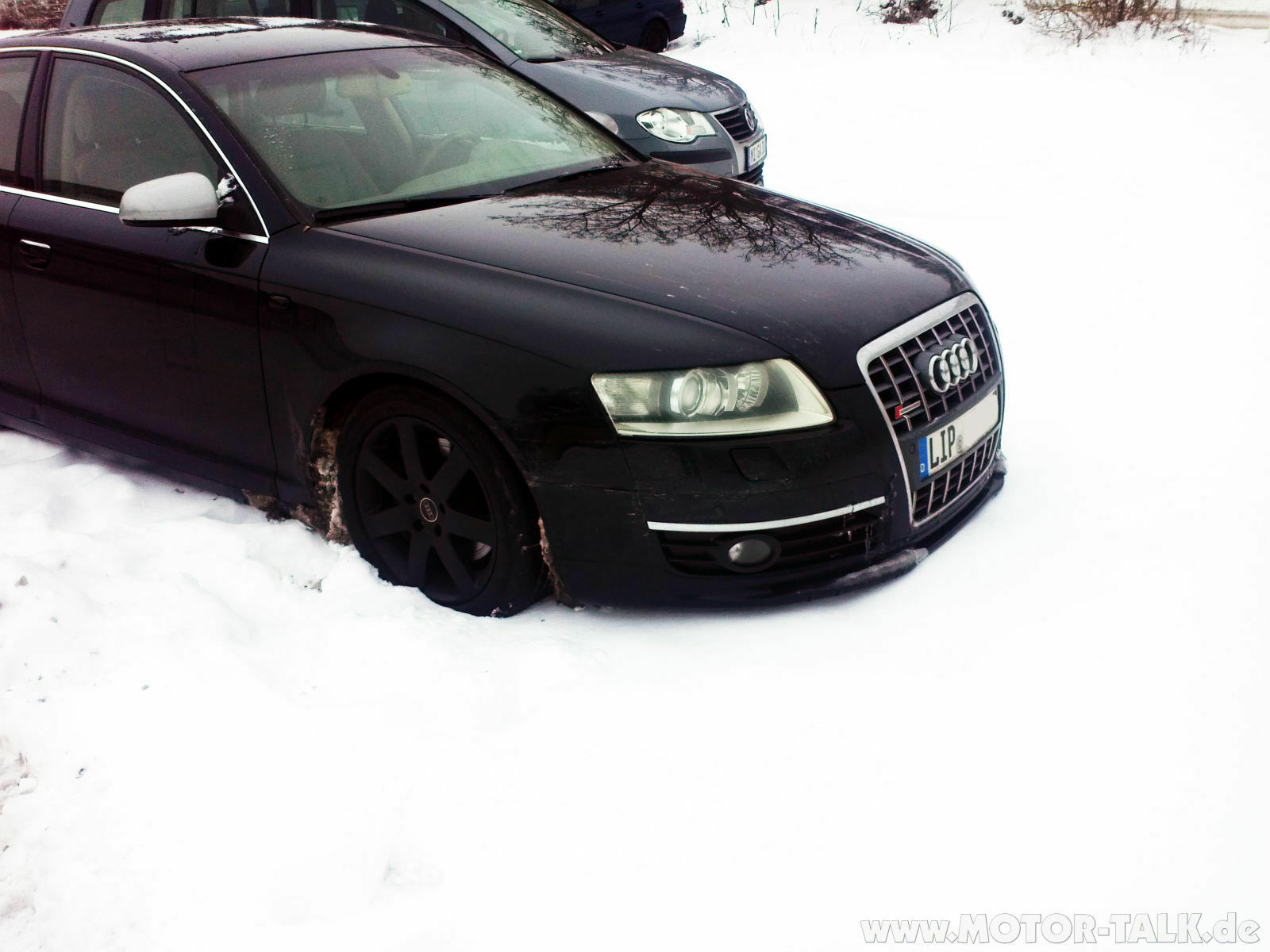 Der "Dicke" im Schnee in Aktion