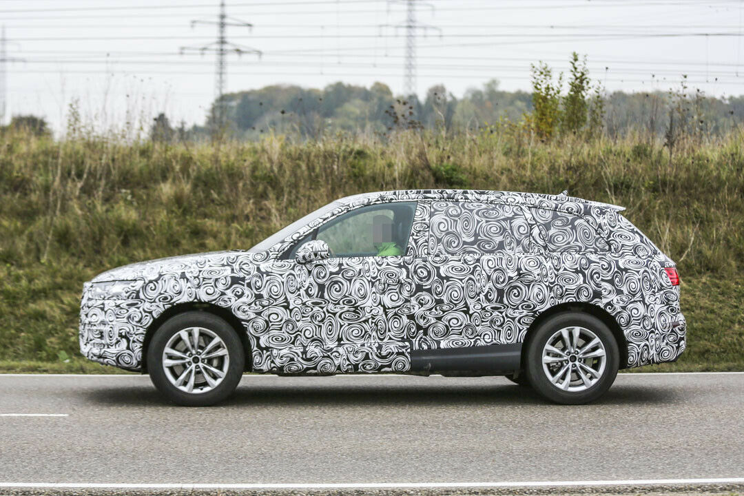 Ein überarbeitetes Vorserienmodell: Audi-Technik-Chef Ulrich Hackenberg ließ den Q7 gründlich überarbeiten