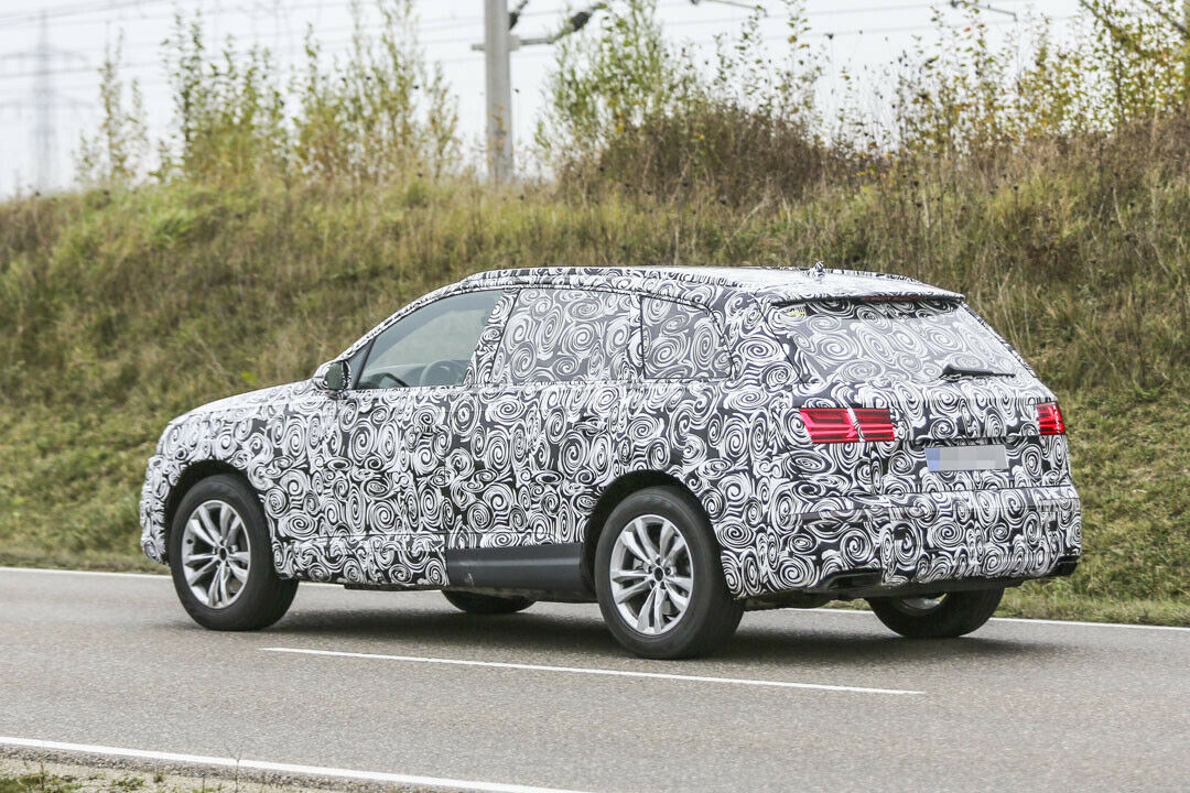 Audi verrät bisher wenig über den neuen Q7. Angeblich soll er rund 300 Kilogramm leichter werden