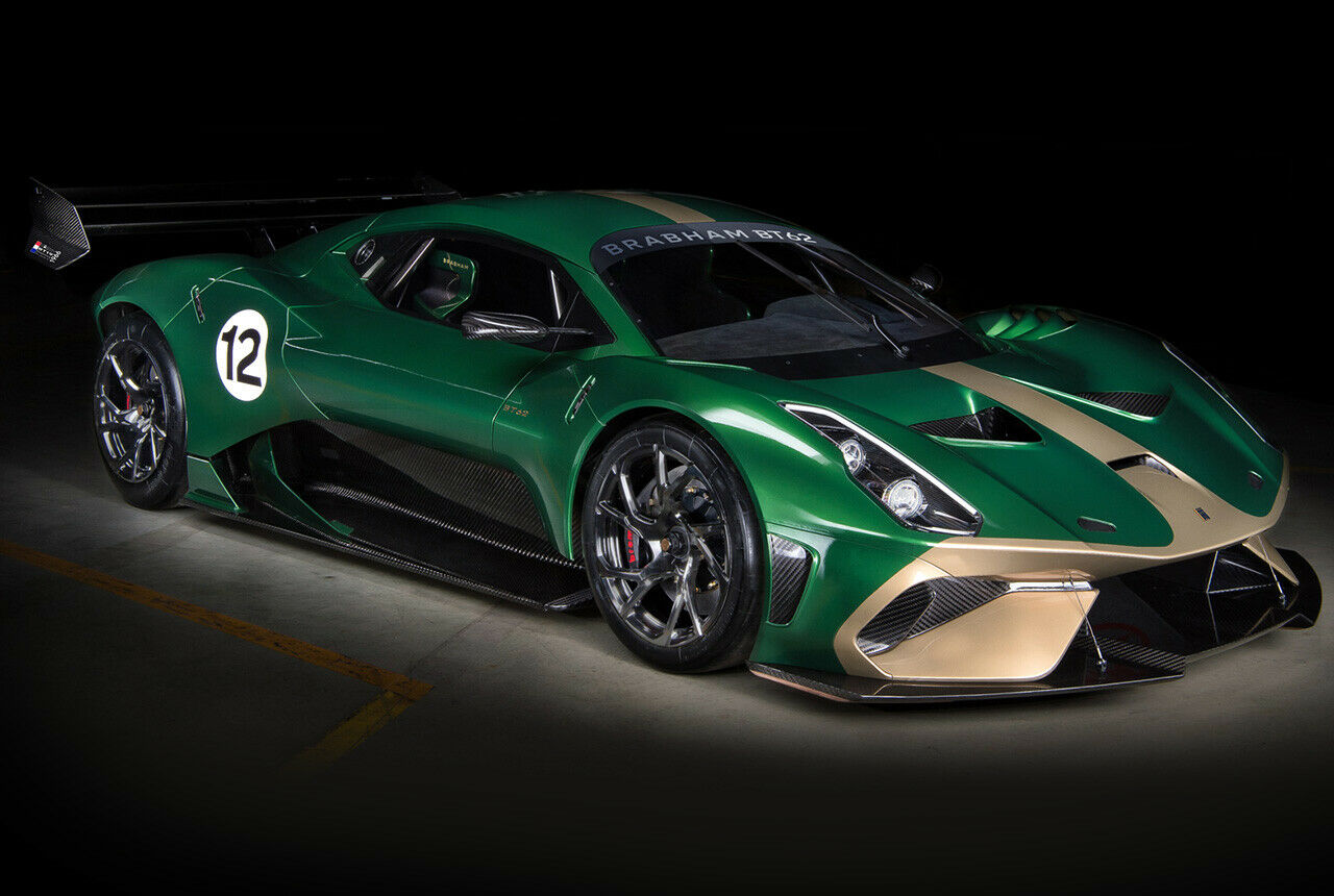 Der Brabham BT62 ist für die Rennstrecke gedacht und kommt ohne Straßenzulassung