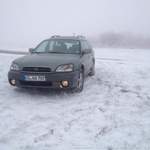 Schnee und Eis ist Subaru Wetter