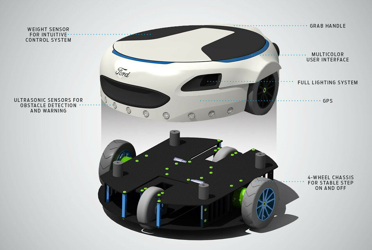 So soll Fords Gadget für die "letzte Meile" funktionieren