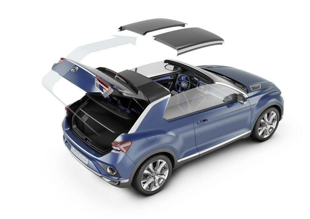 Das Targa-Dach lässt sich schnell und einfach im Heck verstauen. Das ist keine neue Idee, funktioniert aber sehr gut