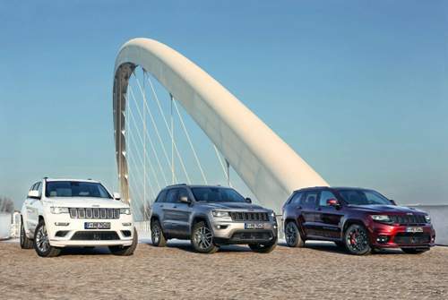 Jeep Grand Cherokee 2017: Standard, Trailhawk und das Sportmodell SRT wurden mit kleinen optischen Updates bedacht