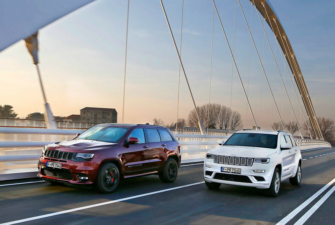 Das Motorenangebot des Jeep Grand Cherokee umfasst zwei Diesel und drei Benziner