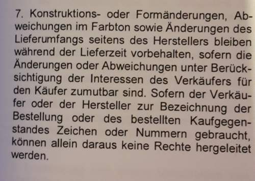 Änderungsvorbehalt