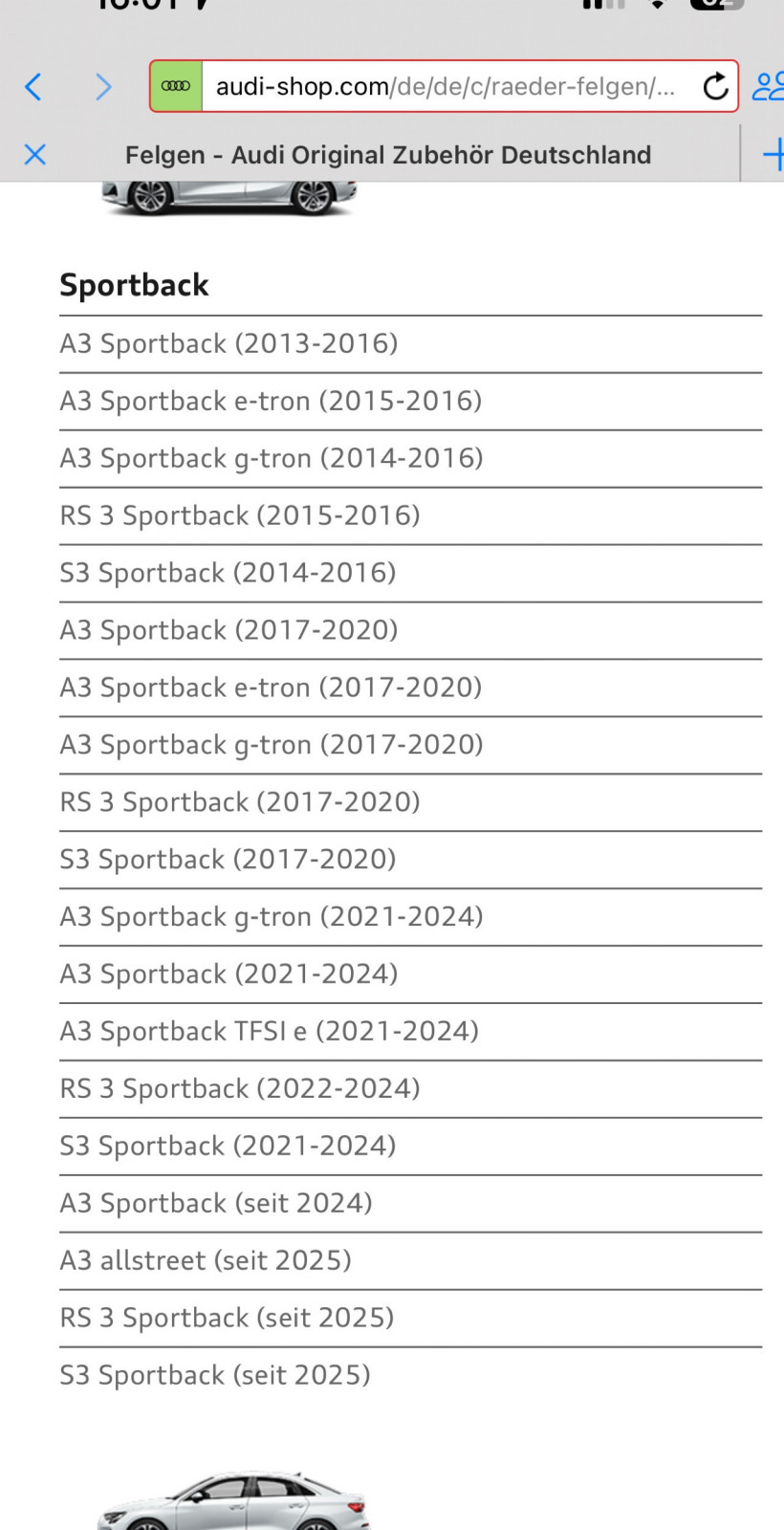Der große A3 8Y Facelift-Thread