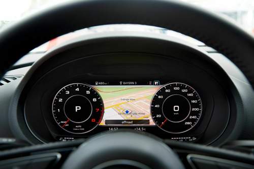 Das digitale Cockpit im A3 kostet 310 bis 650 Euro Aufpreis
