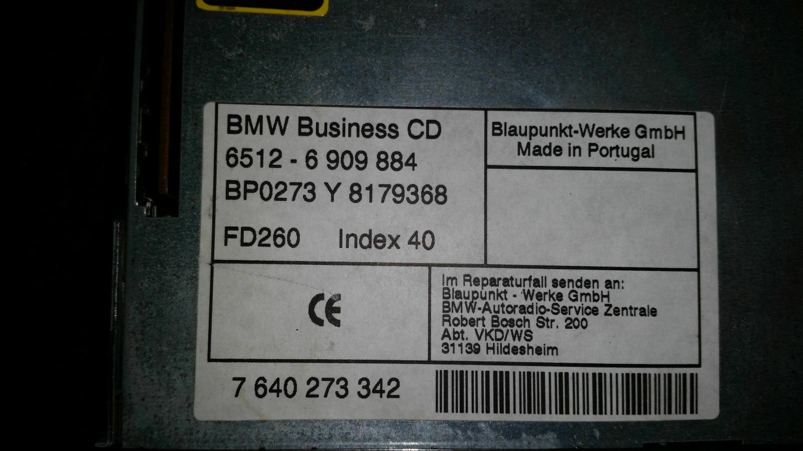 Der große "Radio Code verloren"-Thread (Radiocode)