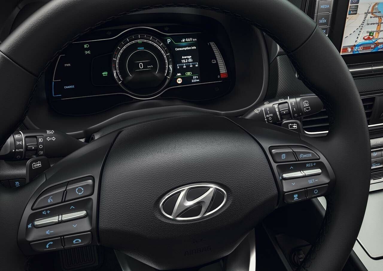 Hyundai Kona Elektro: Digitales Anzeigeinstrument