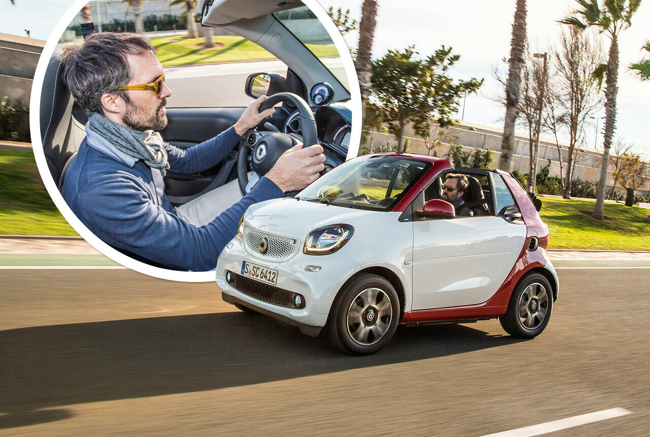 Ohne Dach ist man im Smart Fortwo Cabrio der Stadt noch näher
