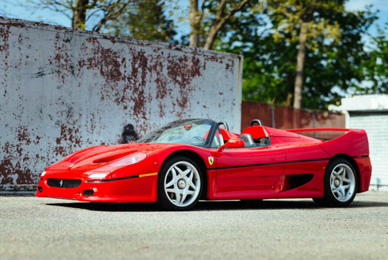 Poster-Ferrari: Dieser F50 stand Modell für viele Aufnahmen
